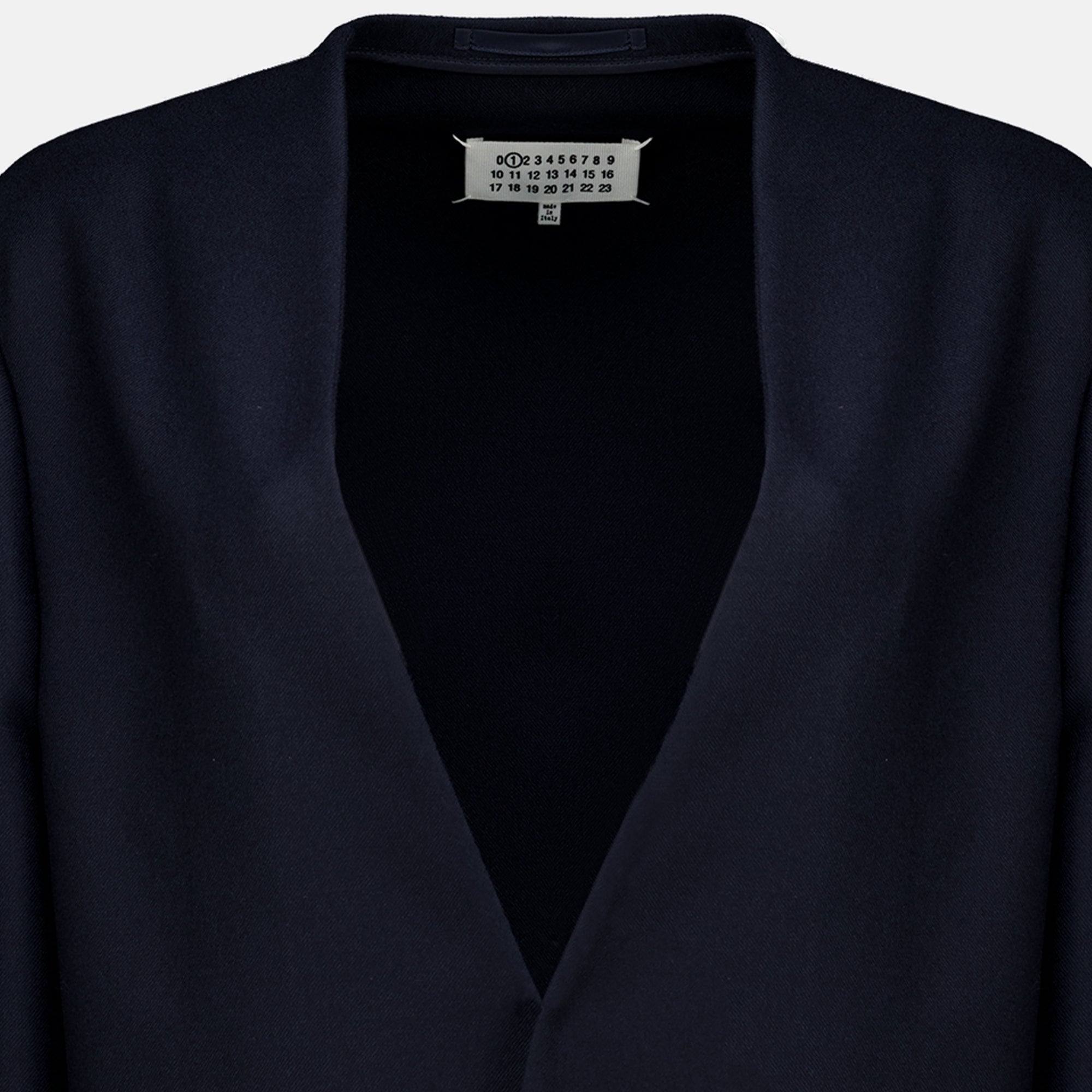 Vestes 네이비 블루 울 재킷 Maison Margiela Bleu foncé Femme