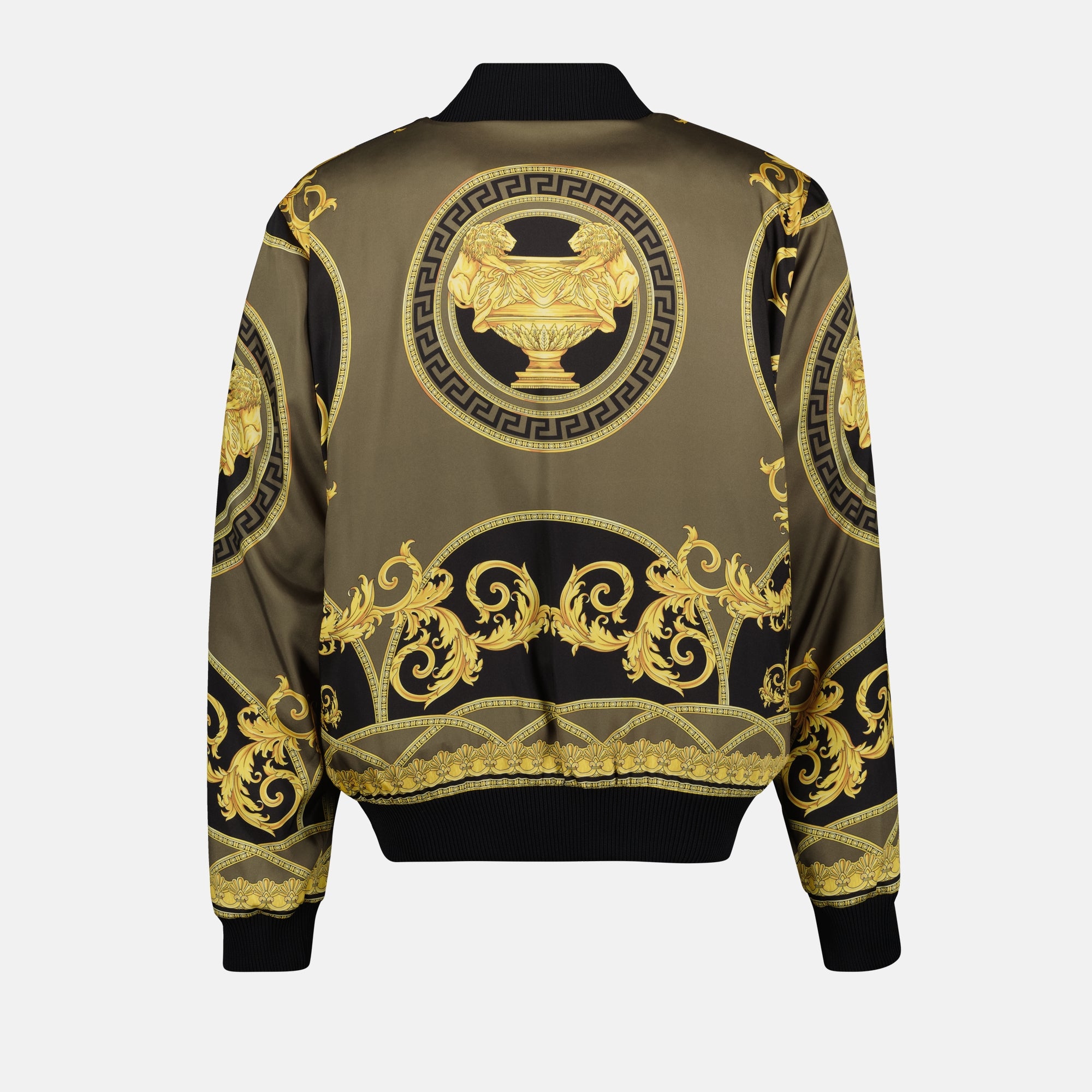 ジャケット リバーシブルバロッコボンバー Versace 黄色 Homme