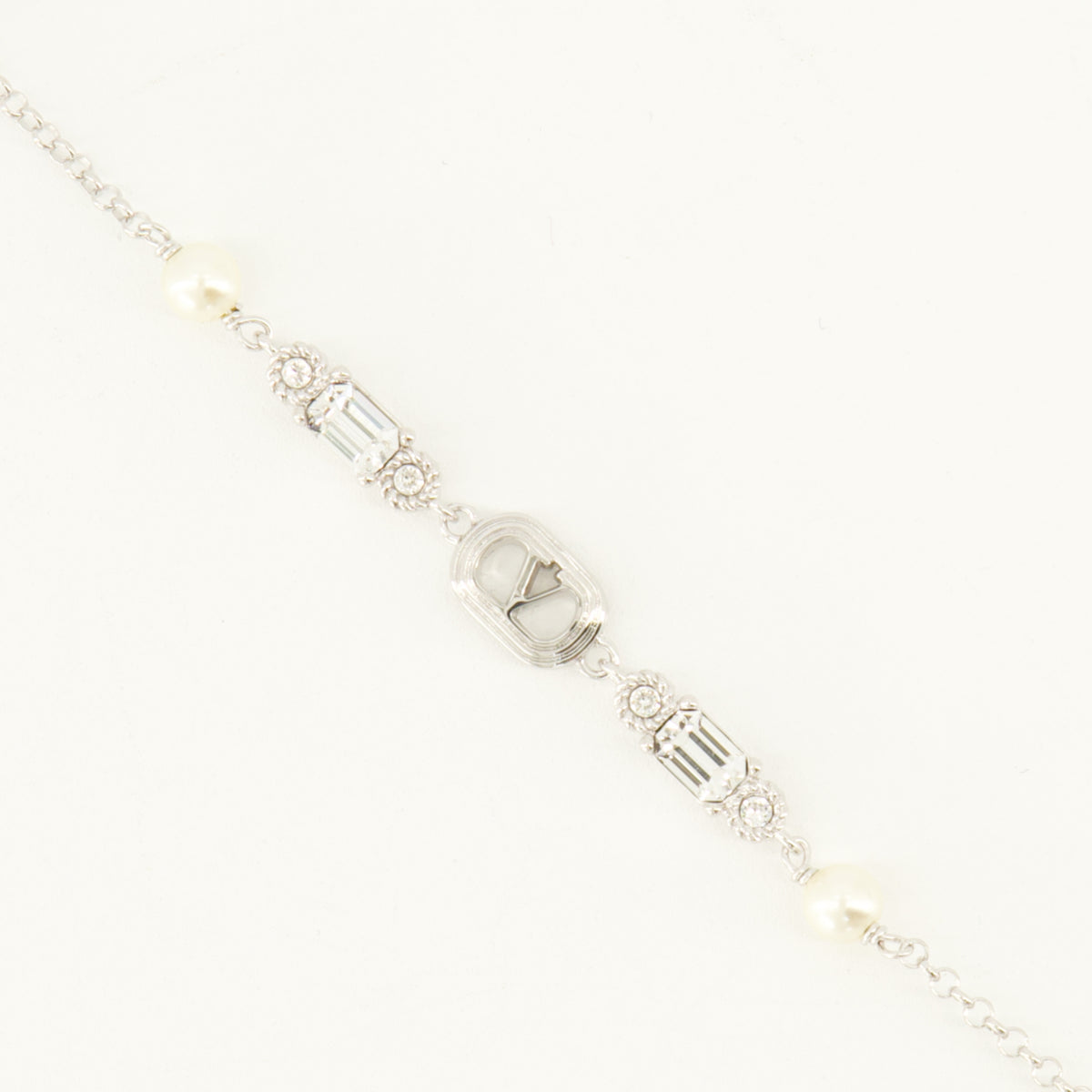 Bijoux Pulsera Ovalette con Perlas y Cristales Swarovski® Valentino Garavani Argenté Femme