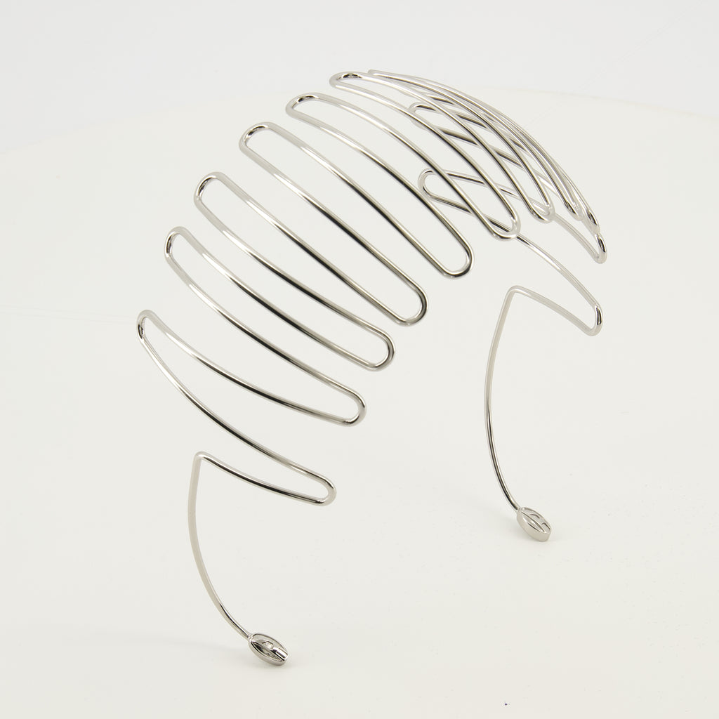 Immagine dell'adattatore per capelli Volt-D argentato del marchio Diesel per donna - Stagione Autunno-Inverno 2025 - Vista Dettagliata 2