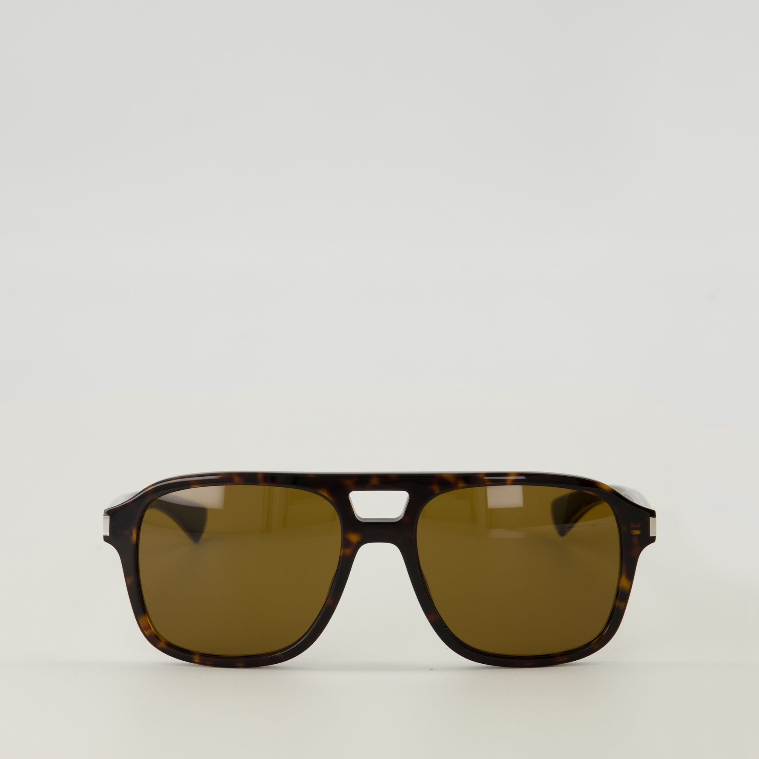Image de l'article Lunettes de soleil SL881 marron de la marque Saint Laurent pour Homme - Saison Printemps-Été 2026 - Vue de Face