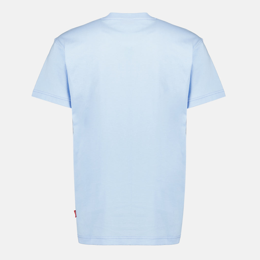 Image de l'article T-shirt T-Norm bleu en coton de la marque Diesel pour Homme - Saison Printemps-Été 2026 - Vue de Dos