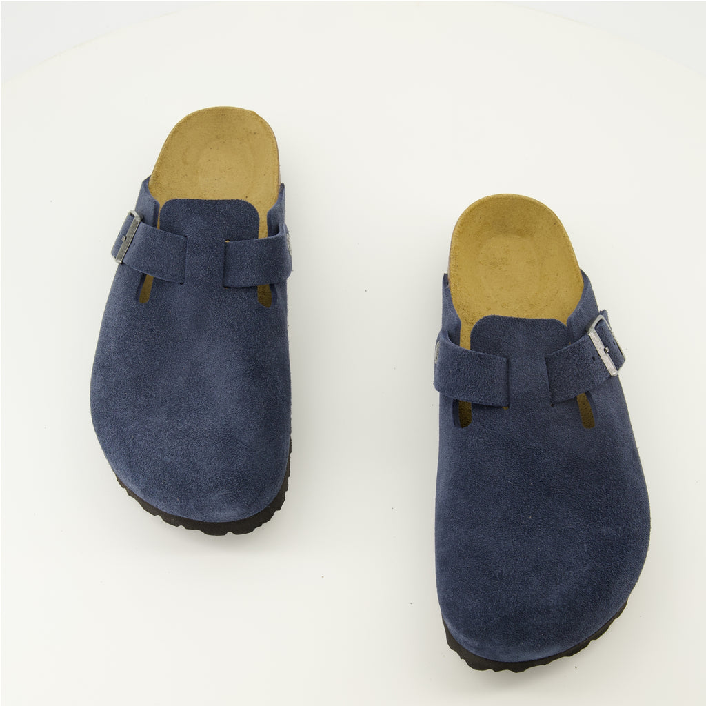 Image de l'article Mules Boston de la marque Birkenstock pour Homme - Saison Automne-Hiver 2025 - Vue de dessus paire de chaussure