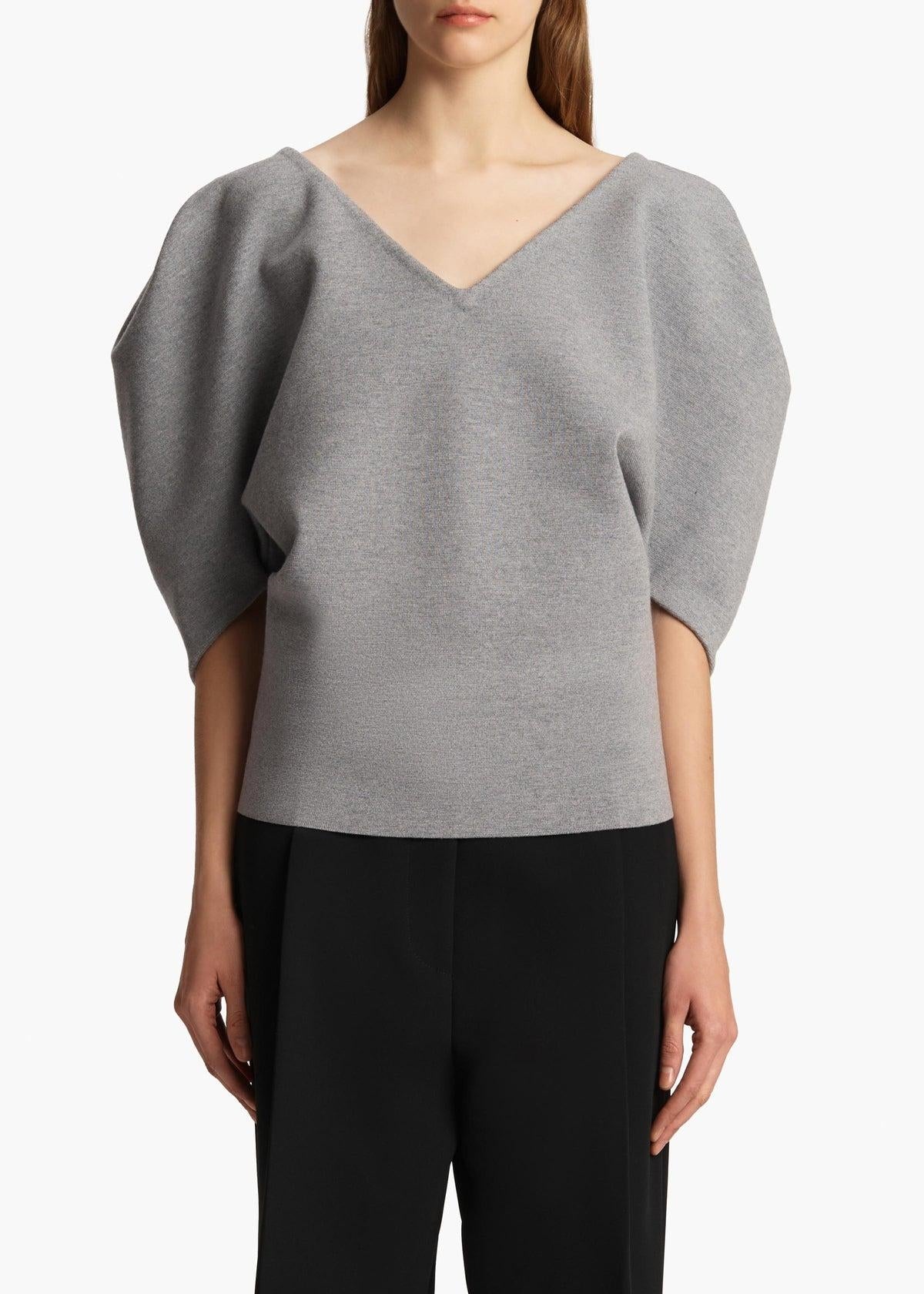 Tops Top Venus Khaite Gray Femme