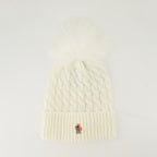 모자, 캡 및 비니 Bonnet à pompon Moncler Grenoble 하얀색 Femme