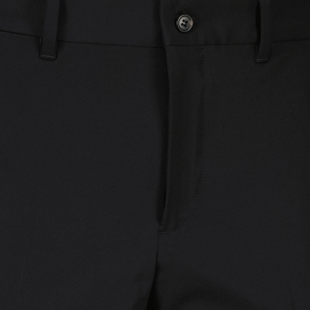 Pantalons 검정 스트레치 원단 팬츠 Prada Noir Homme