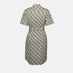 ドレス チェック・プラッド・ドレス Burberry ベージュ Femme