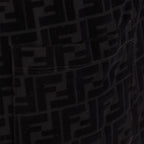Shorts Bermuda FF en piqué Fendi Nero Homme