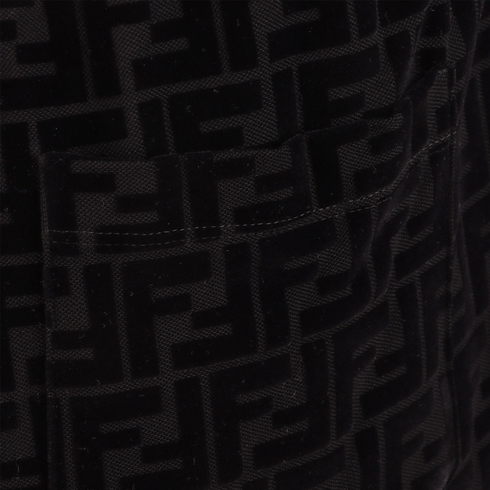 Shorts Bermuda FF en piqué Fendi Nero Homme