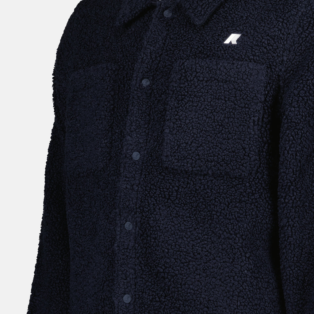 재킷 Veste P. Cameron en sherpa K-Way 파란색 Homme