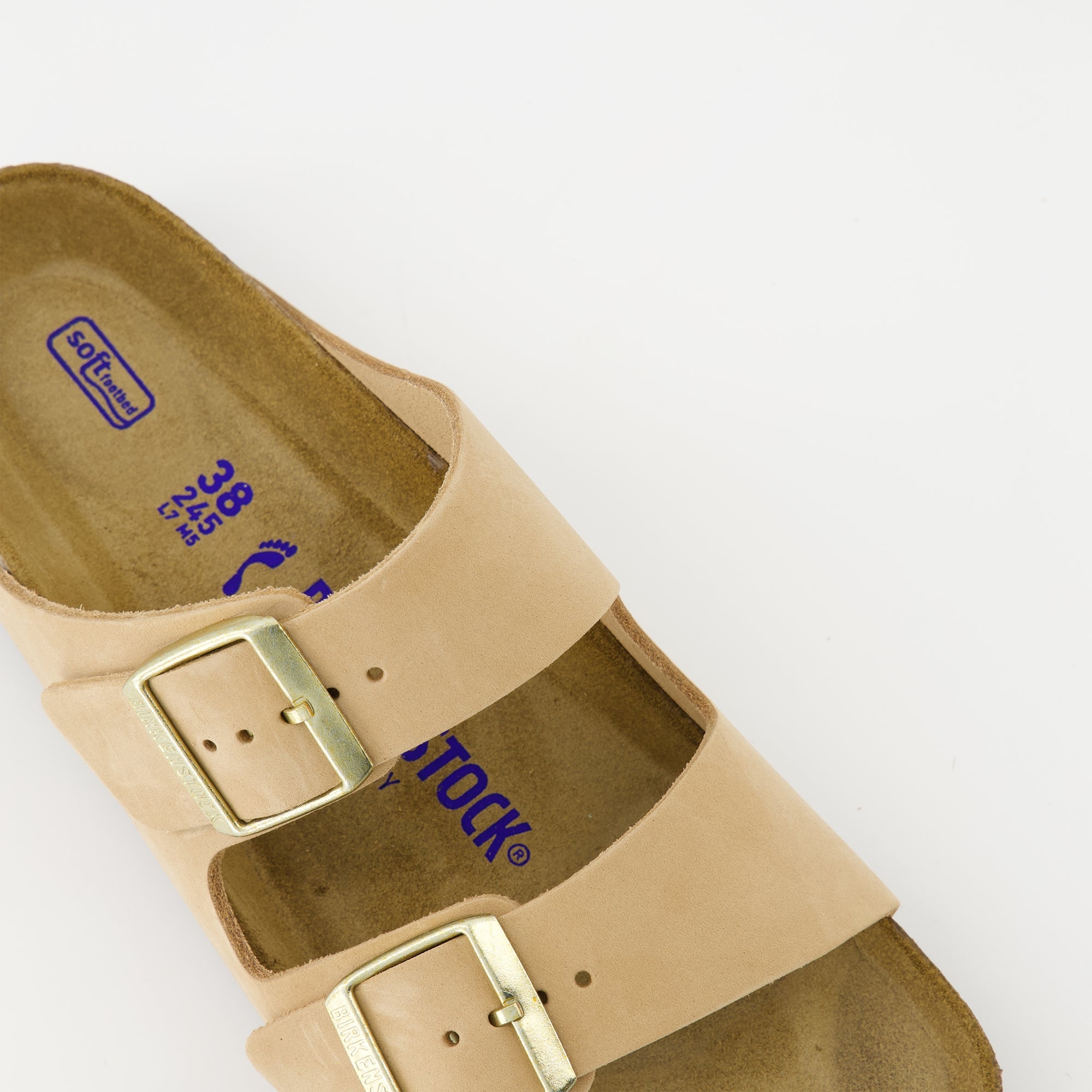 Chaussures ouvertes Sandales Arizona Birkenstock Beige Femme