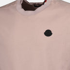 T-shirts T-shirt à logo Moncler Rose Homme