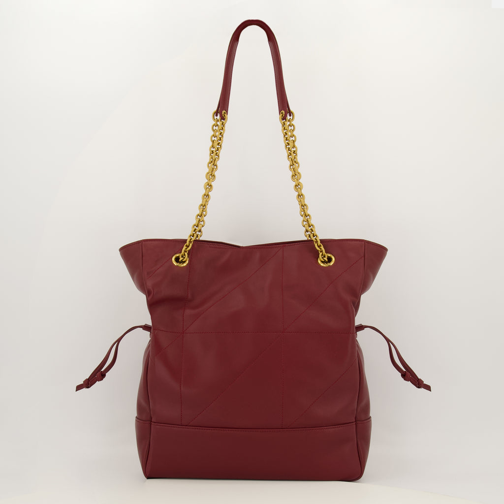 Sacs à main et épaule Bolso de Compras Jamie en Cuero Burdeos Saint Laurent Bordeaux Femme