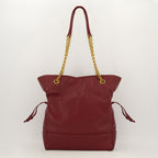 Sacs à main et épaule バージニアレザーのジェイミーショッピングバッグ Saint Laurent Bordeaux Femme