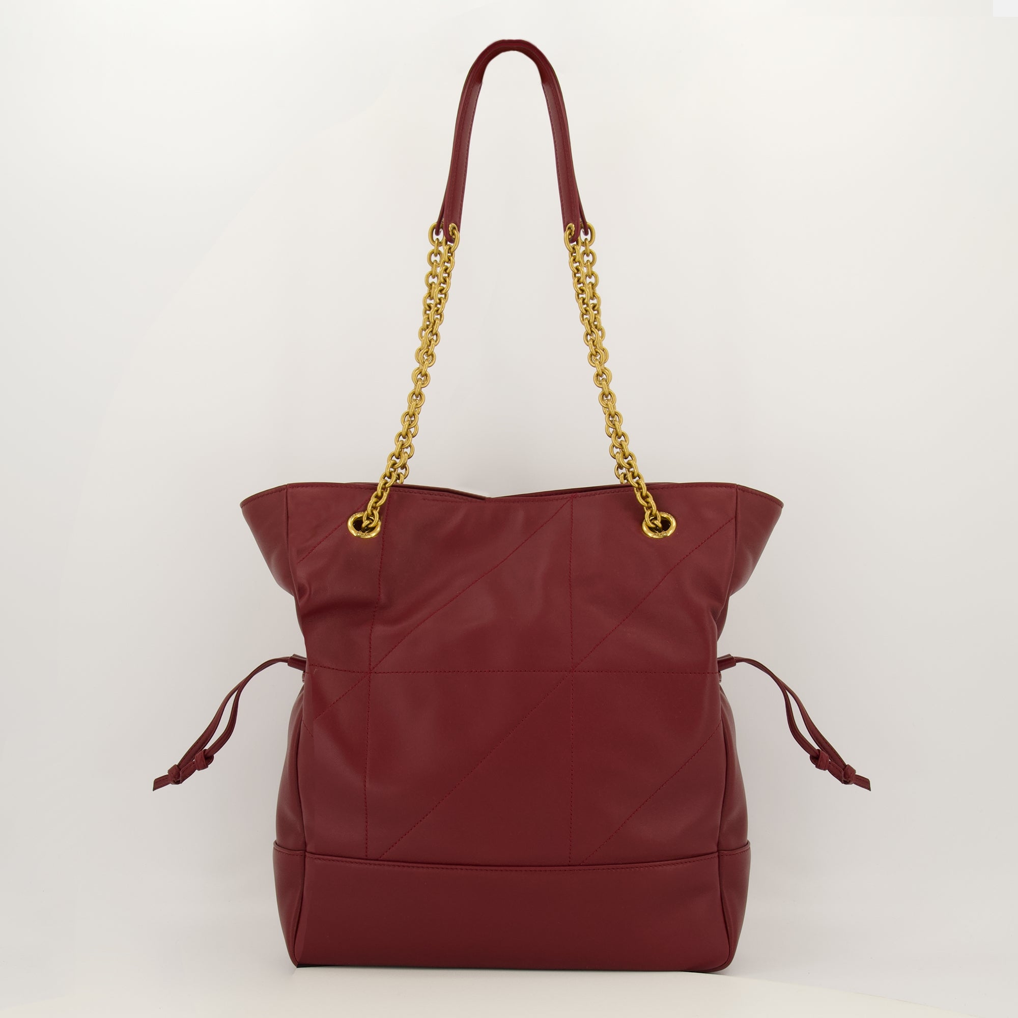 Sacs à main et épaule Bolso de Compras Jamie en Cuero Burdeos Saint Laurent Bordeaux Femme