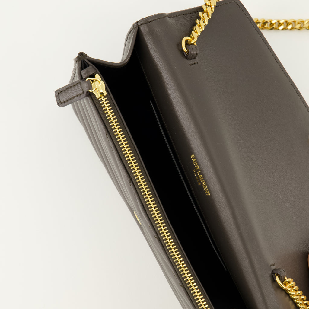 Image de l'article Sac Monogramme crossbody marron de la marque Saint Laurent pour Femme - Saison Printemps-Été 2026 - Vue détaillée_3
