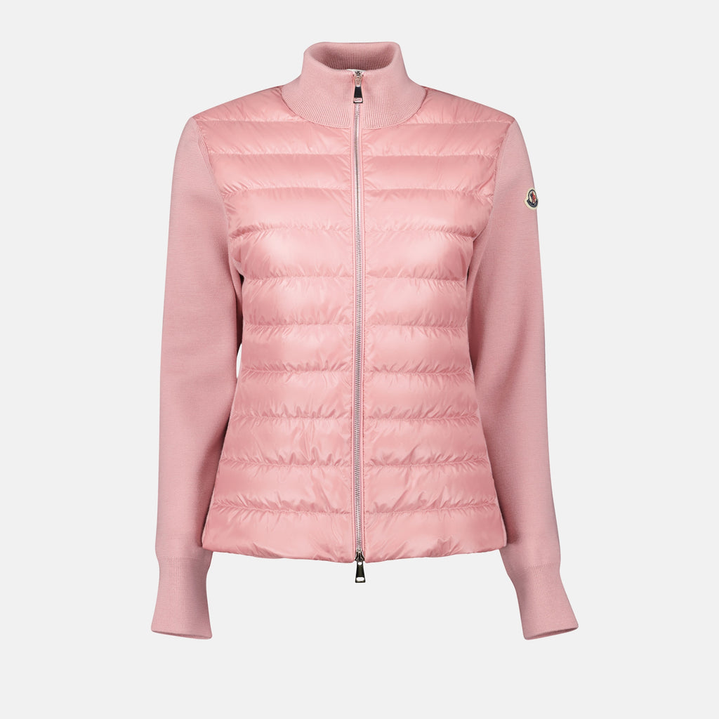 Giacche Veste bi-matière matelassé Moncler Rosa Femme
