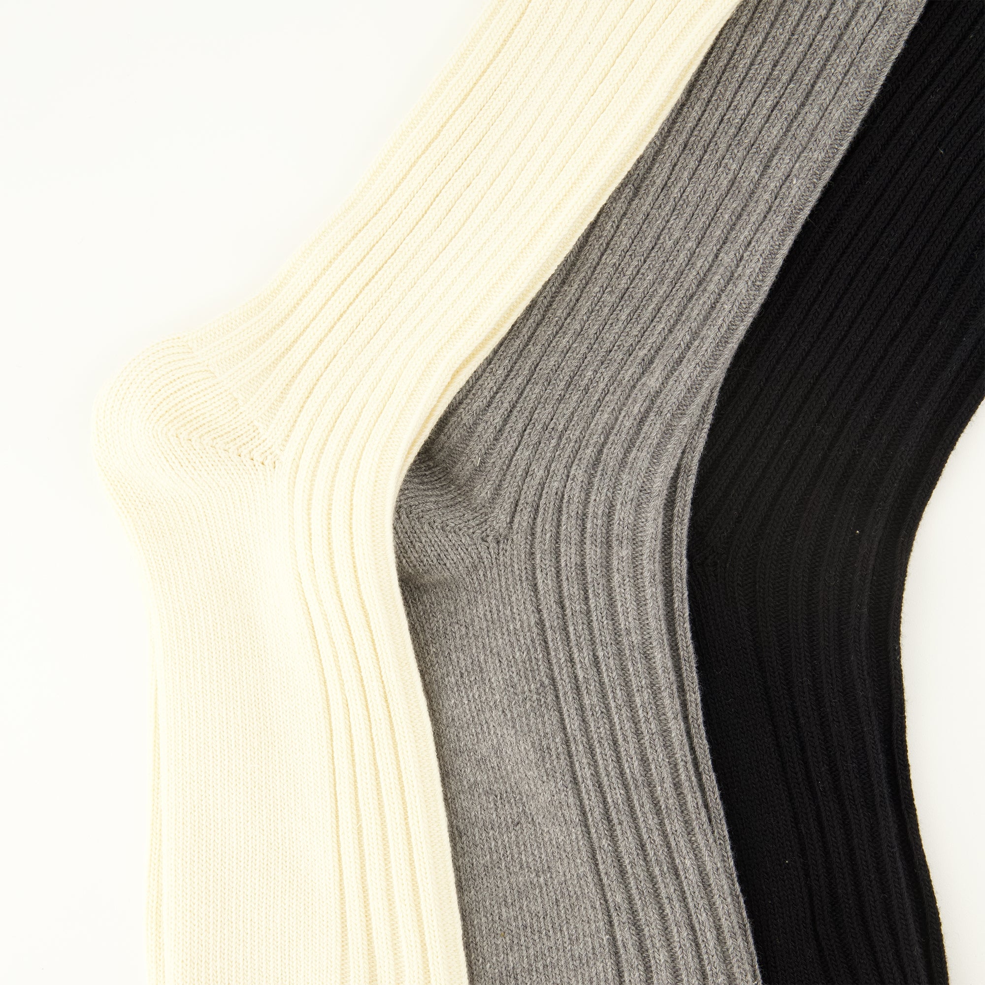 Sous-vêtements et homewear Lot de trois chaussettes AMI de coeur noir, gris et beige Ami PARIS Gris Unisexe