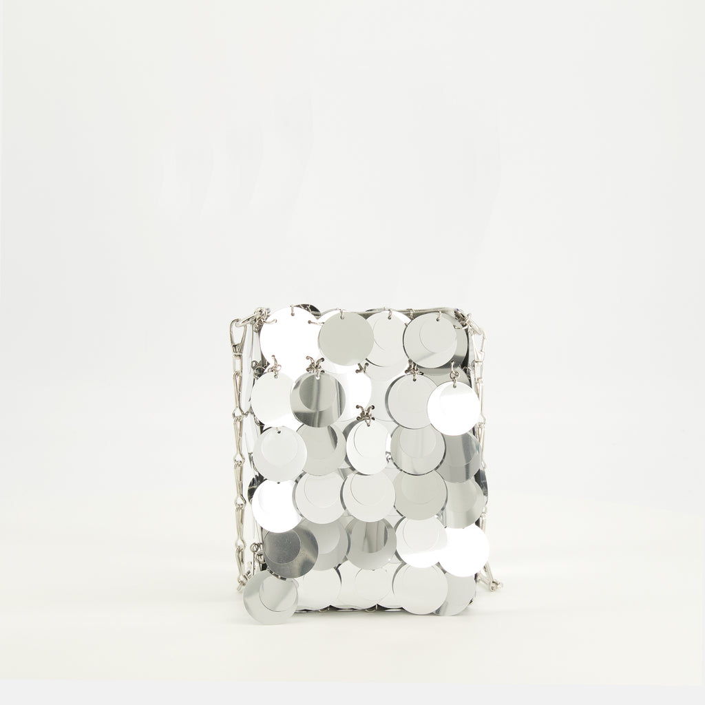 Image de l'article Sac Sparkle mini de la marque Rabanne pour Femme - Saison Automne-Hiver 2025 - Vue de Dos