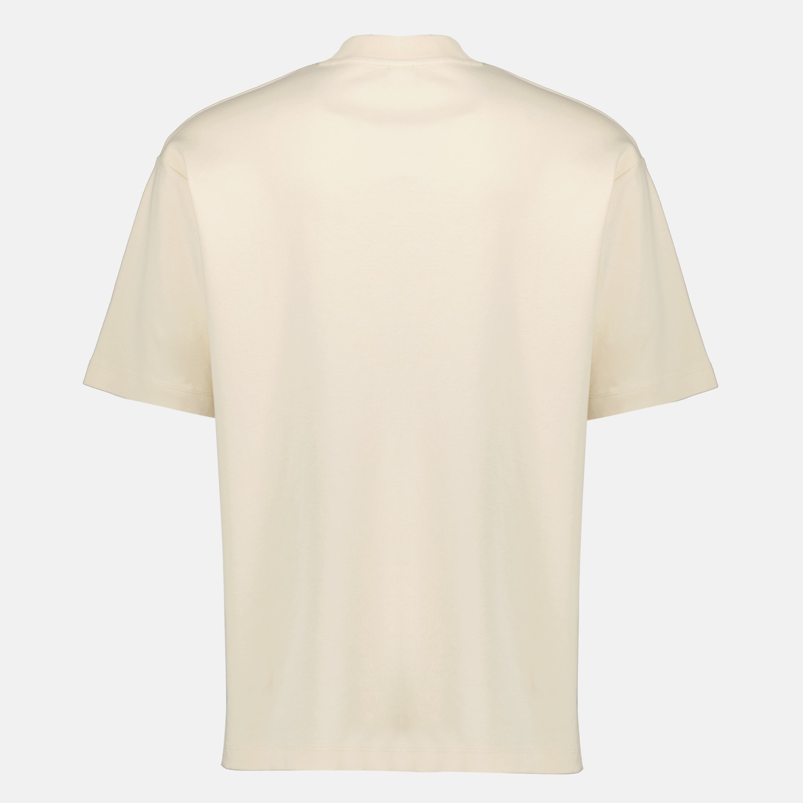 Imagen del artículo Camiseta beige con lema de la marca Drole De Monsieur para Hombre - Temporada Primavera-Verano 2026 - Vista Trasera