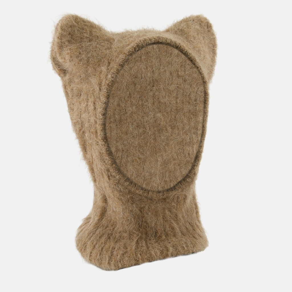 Chapeaux, casquettes et bonnets Alpaca Wool Ear Hood Maison Kitsune Beige Homme