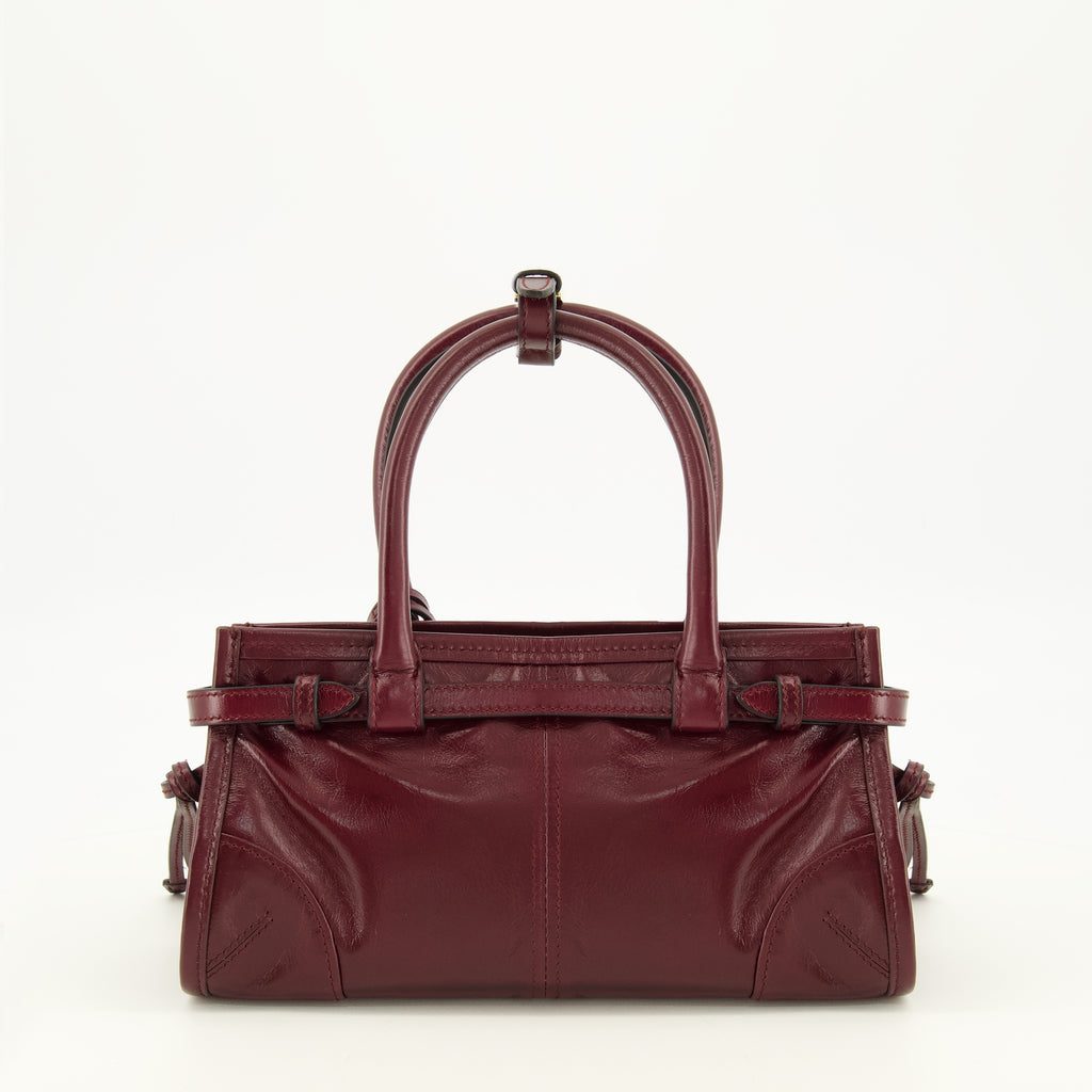 Sacs à main et épaule Mini Borsa Bonnie in Pelle Bordeaux Prada Bordeaux Femme