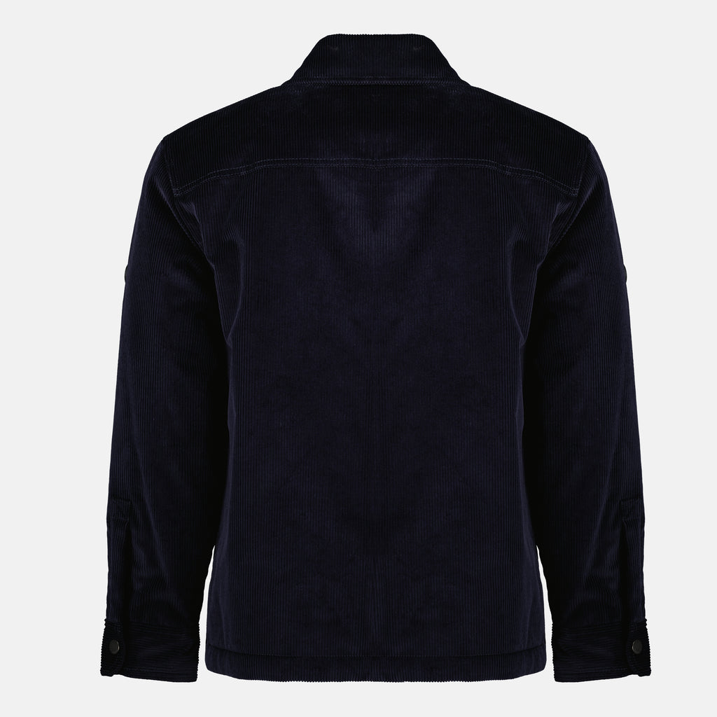 Imagen del abrigo de corduroy para hombre de Burberry - Temporada Otoño-Invierno 2025 - Vista Trasera
