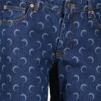 Pantalons Jean Moon en denim bleu Marine Serre Bleu Femme