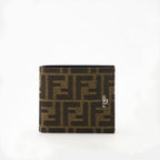 Piccola pelletteria FF Wallet Fendi Marrone Homme
