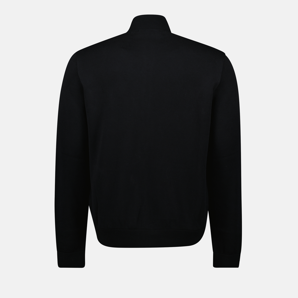 Sweatshirts Veste zippée en cachemire Versace Noir Homme