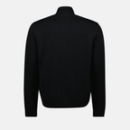 Sweatshirts Veste zippée en cachemire Versace Noir Homme