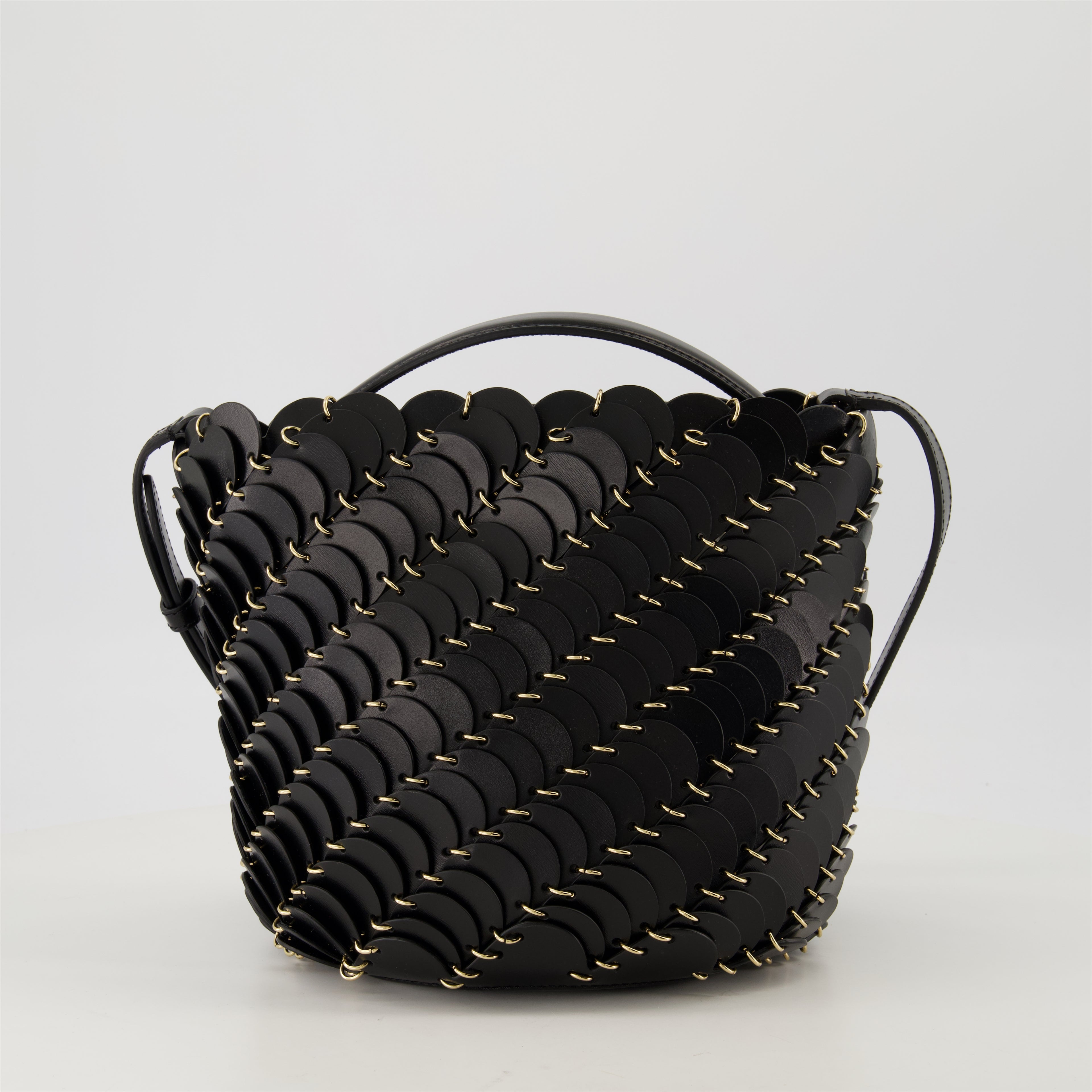 バケットバッグ パコ バケット バッグ Rabanne 黒 Femme