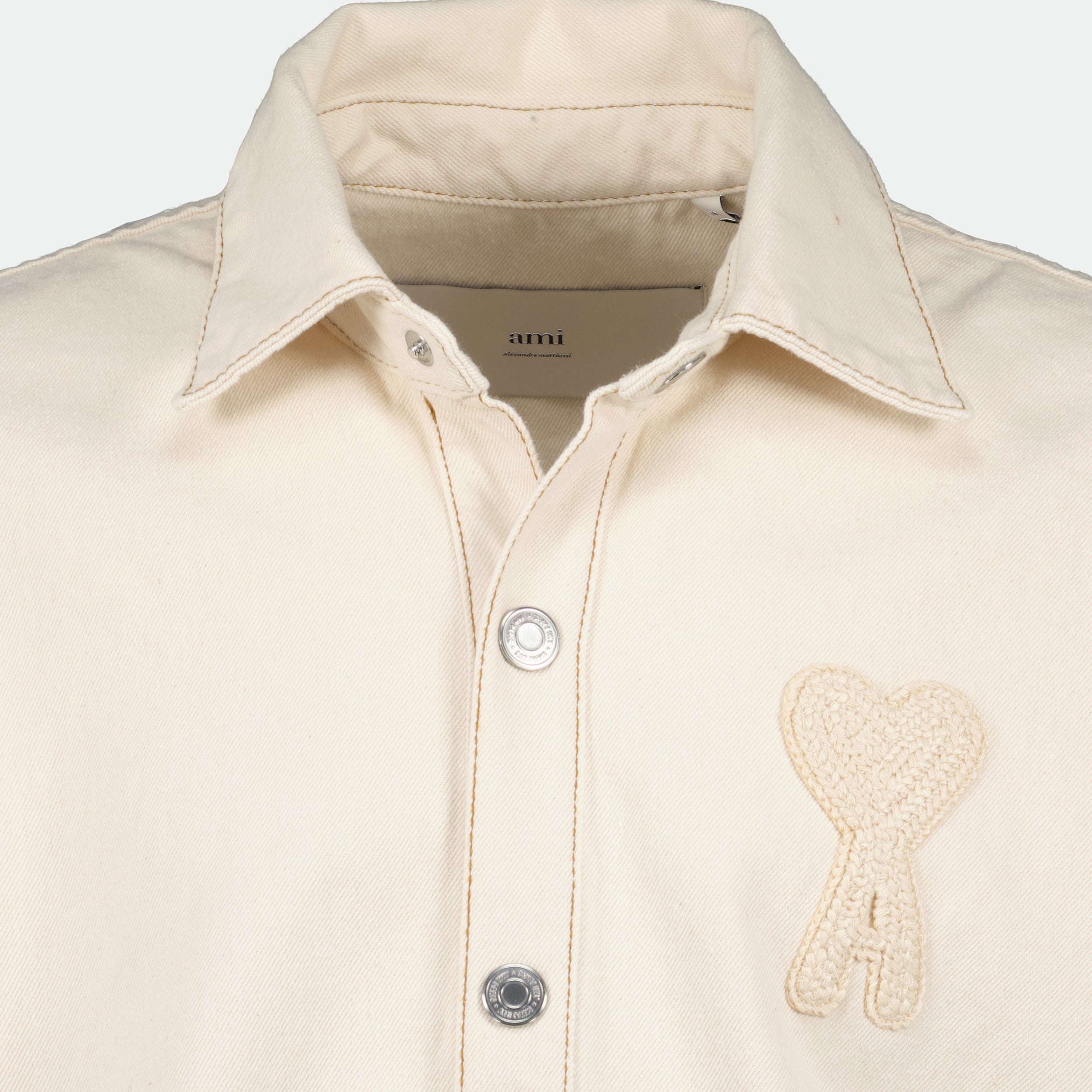 Chemises Chemise Ami de coeur Ami PARIS Beige Homme