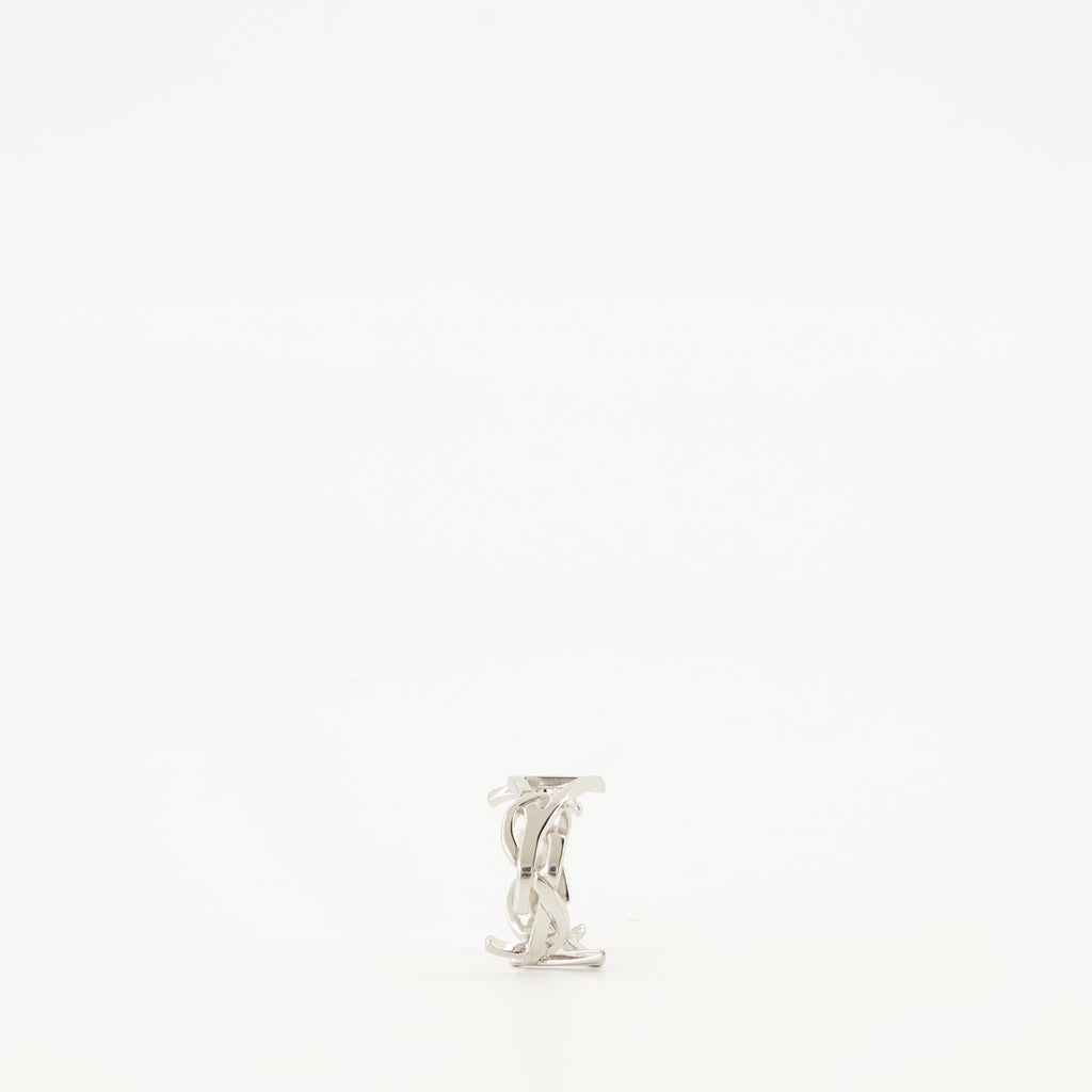 Image of the Cassandre Ring by Saint Laurent for Women - Autumn-Winter Season 2025 - Front View