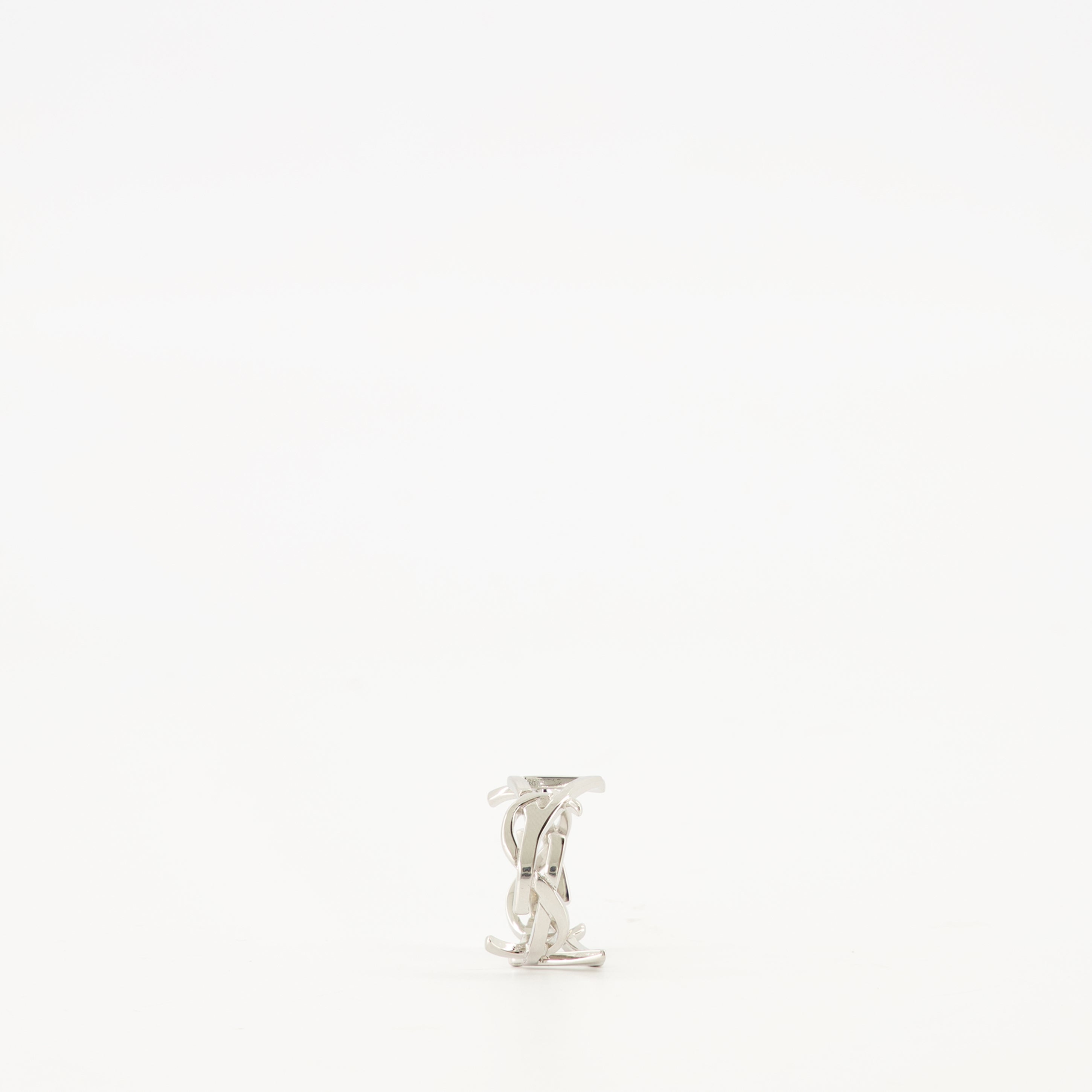 Image of the Cassandre Ring by Saint Laurent for Women - Autumn-Winter Season 2025 - Front View