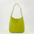 Image de l'article Sac Le 5 à 7 small en cuir vert de la marque Saint Laurent pour Femme - Saison Printemps-Été 2026 - Vue de Dos