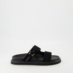 Chaussures ouvertes 아쿠아 샌들 Dior Noir Homme