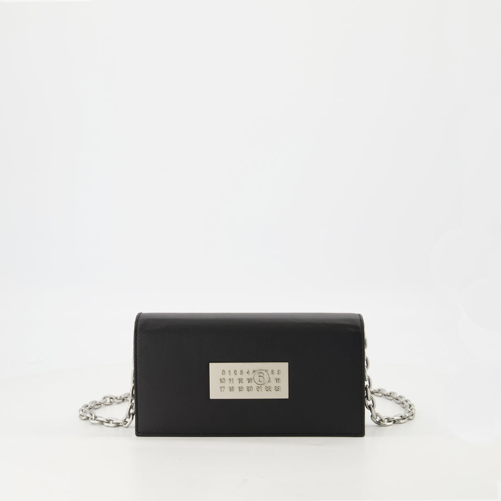 Pochettes Portefeuille à chaîne Mm6 Noir Femme