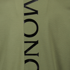 Camisetas T-shirt com Logótipo Vertical Moncler Verde Homme