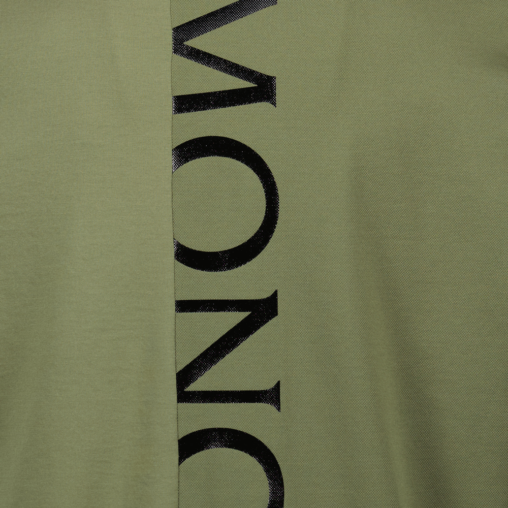 T-shirts Vertical Logo T-shirt Moncler Green Homme