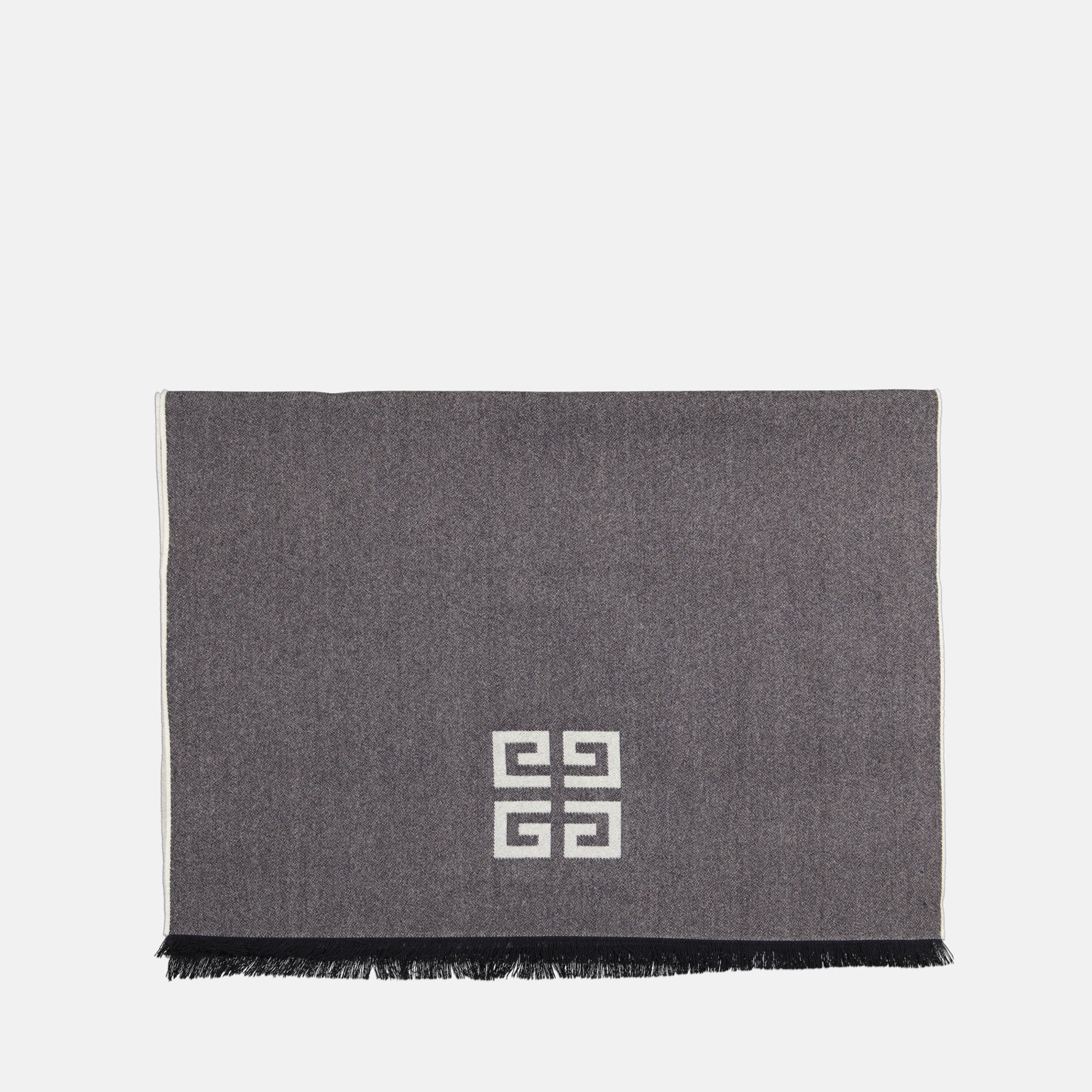 Scarves and gloves 4G Wool Scarf Givenchy Gray Femme