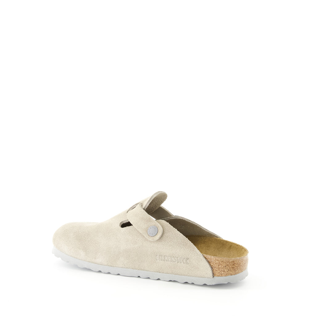 Chaussures ouvertes Mules Boston Birkenstock Kaki Femme