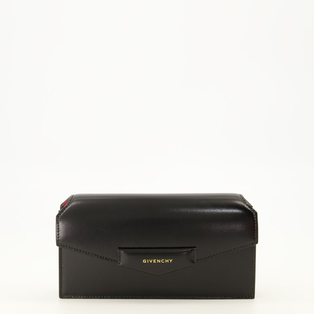 Sacs bandoulière Bolso de Piel Negra Antigona Givenchy Noir Femme