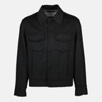Imagen del artículo Chaqueta Trucker de la marca Ami PARIS para Unisex - Temporada Otoño-Invierno 2025 - Vista Frontal