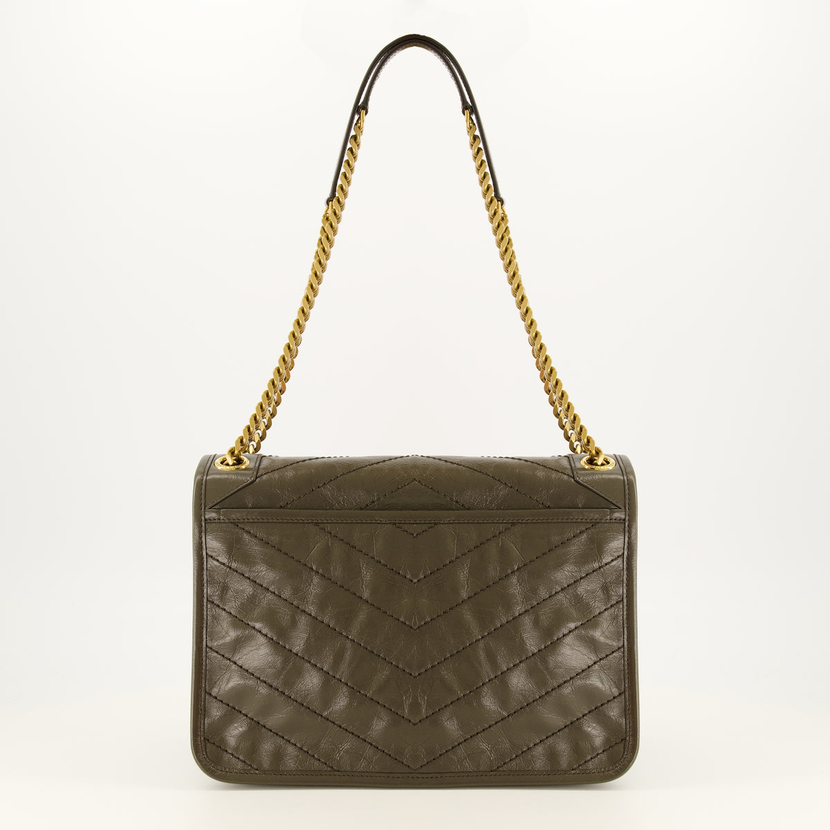 Sacs à main et épaule Borsa Niki Medium Kaki Saint Laurent Kaki Femme
