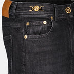 パンツ バロッコジーンズ Versace 黒 Femme