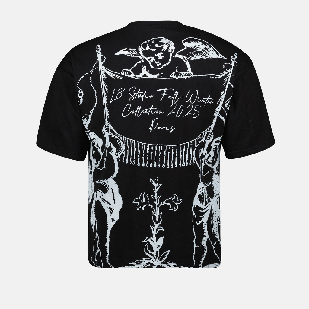 T-shirts T-shirt Cupidon L8 Studio Noir Homme