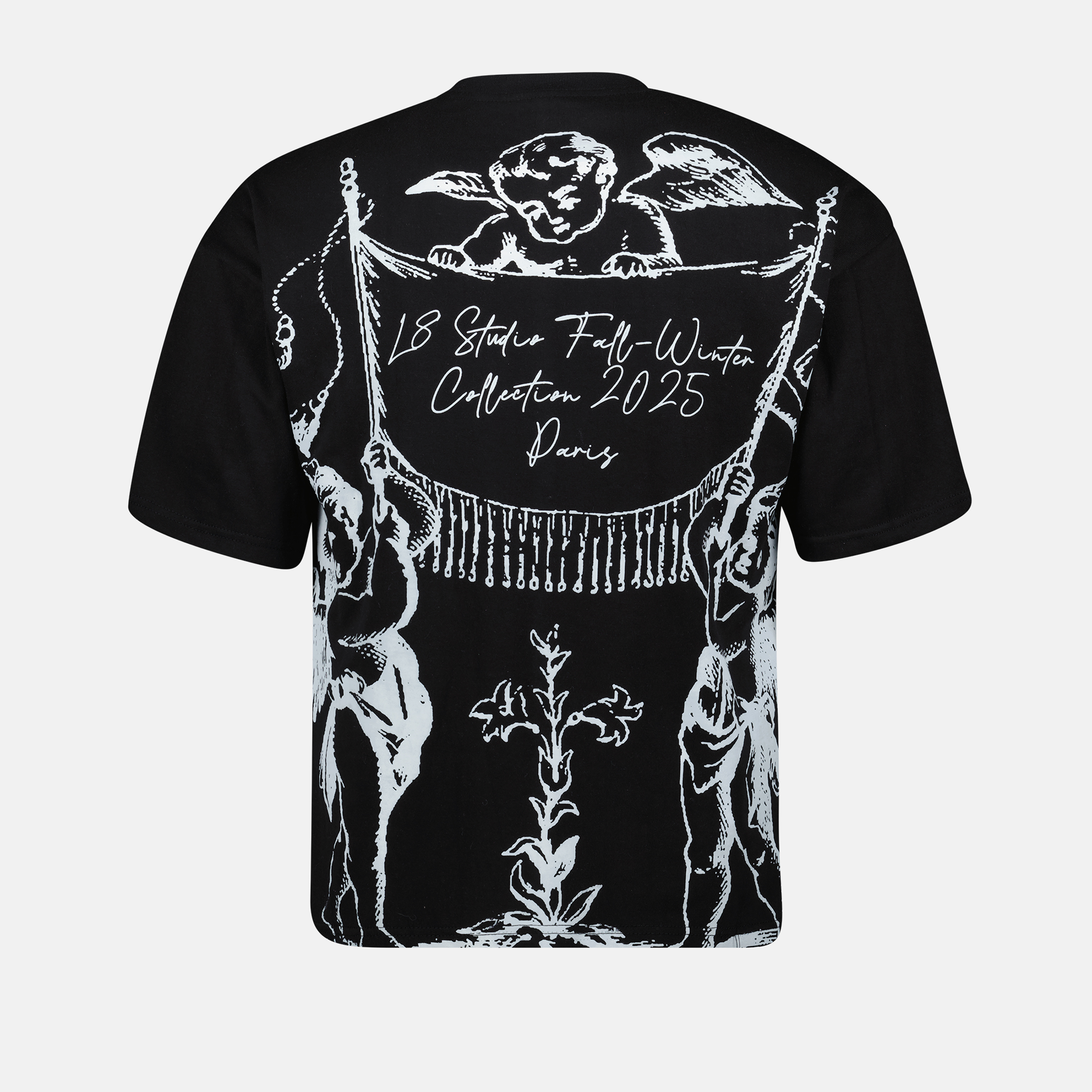 T-shirts T-shirt Cupidon L8 Studio Noir Homme