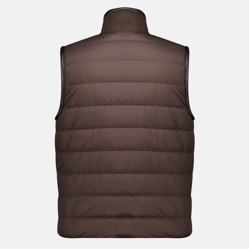 Vestes Wendbare Ärmellose Daunenjacke Ryfsen Moncler Marron Homme