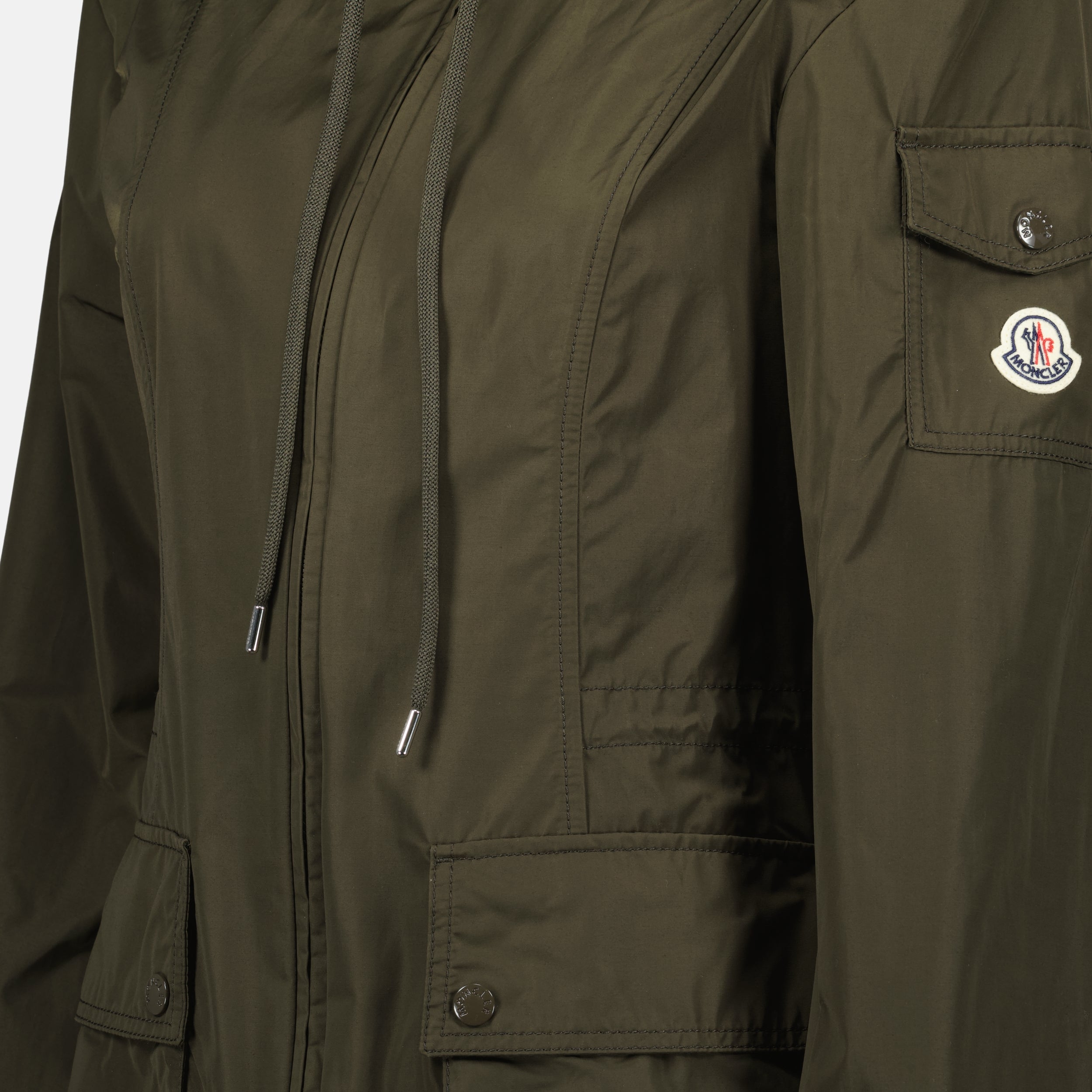 Manteaux Parka Leandro Moncler Kaki Femme